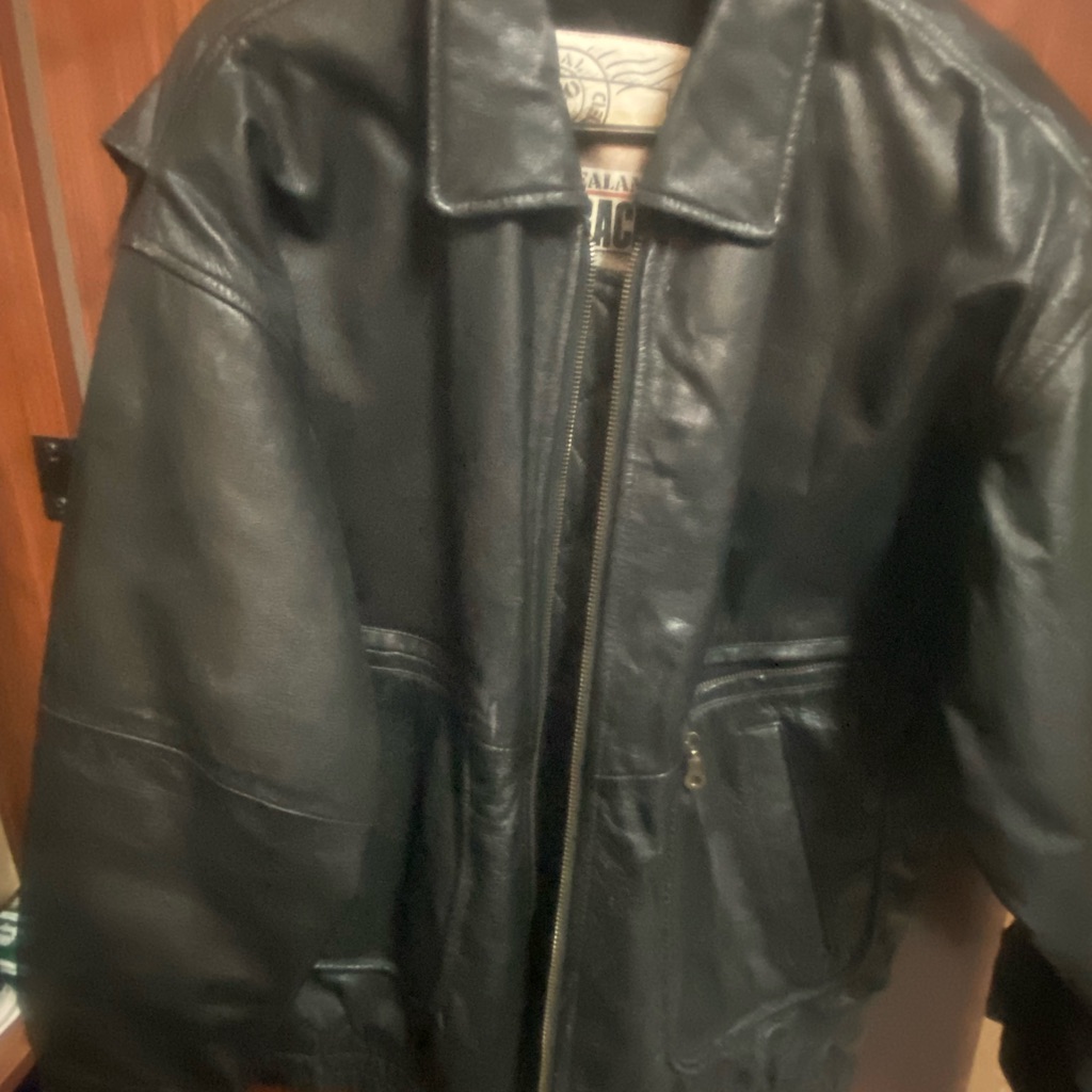 New Zealand Outback - Black Leather Jacket